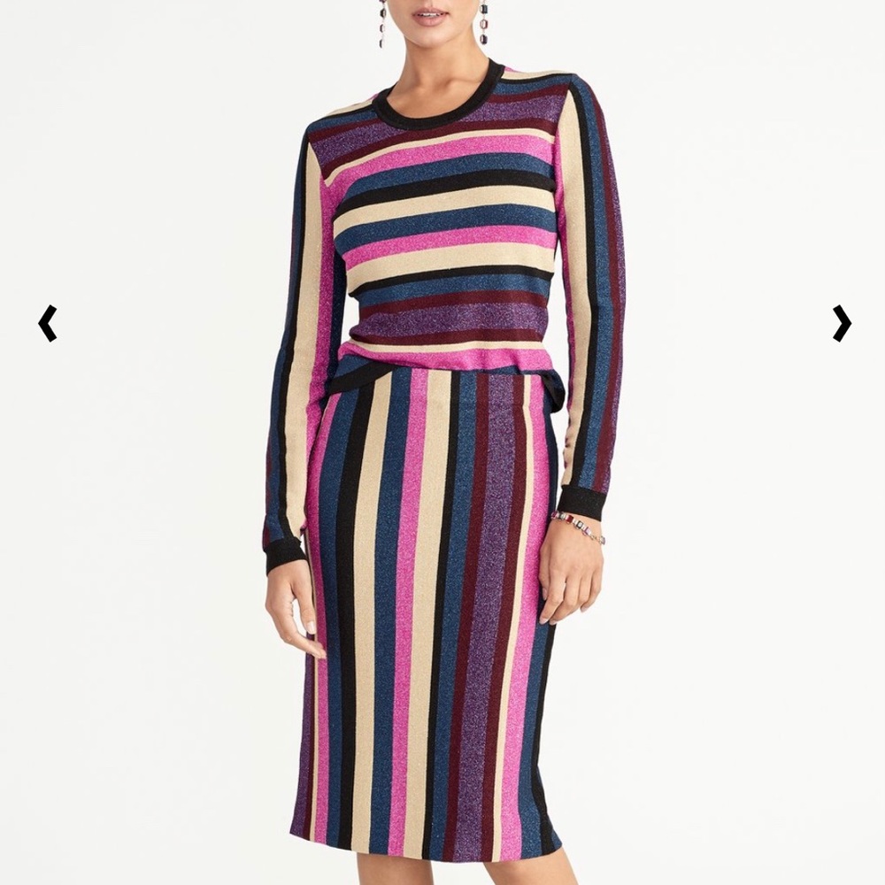 Rachel Roy Striped Skirt Set